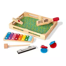 Melissa & Doug Band-in-a-box Hum! ¡sonar! ¡agitar! - Juego D