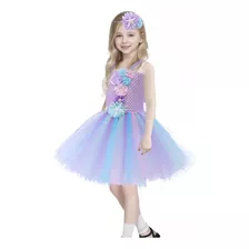 Vestido Infantil De Cosplay De Princesa Sereia