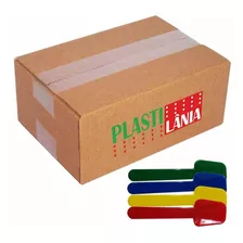 Pazinha De Sorvete Plástica Plastilânia Colorida 1000 Un