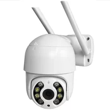 Câmera Wifi Externa De Segurança - 2mp - Som - Visão Noturna Cor Branco