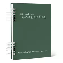 Caderno De Anotacoes 200 Paginas Colors | Verde Musgo