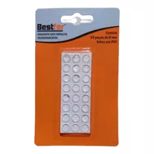 Adesivo Protect Anti Impacto Bater Maçaneta Porta 24pcs 8mm