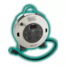 Extensión Eléctrica Auto Retráctil Black + Decker 7.6 Metros