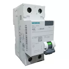 Disyuntor Diferencial Bipolar 2x25 A Siemens 25a 30ma Eilat