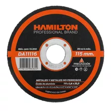 Discos De Corte Abrasivos 25u 115x1,6mm Metales - Hamilton