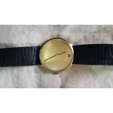 Reloj Movado Oro 14 Kt, Muy Plano, Elegante De Cuerda