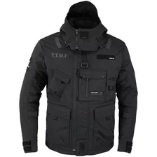 Campera Moto Rs-taichi Monster Black Adventure Invierno