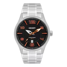 Relógio Orient Masculino Prata Grande Analogico Mbss1318 Posx