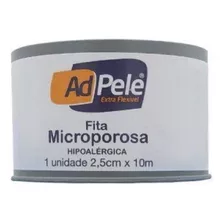 Fita Micropore 2,5cm X 10 M Branco (kit C/10 Unds) - Adpele