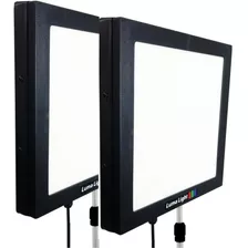 Kit 2 Pçs Iluminação Soft Box Painel Luz Fria Vídeo Aula.