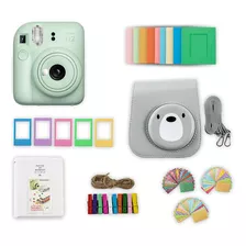 Cámara Instantánea Instax Mini 12 Verde Con Accesorios