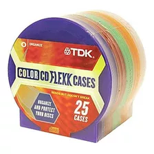 Tdk Cds-mc25 Dos Estuches Cd Flexx