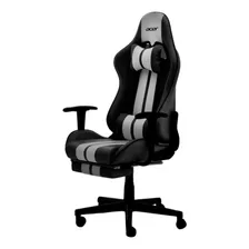 Silla De Escritorio Acer Speed Speed-gc1200 Gamer Ergonómica Negra Y Blanca Con Tapizado De Cuero Sintético