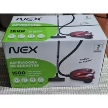 Aspiradora De Arrastre Nex 1600 W 3 Litros Retractil 4 Mts