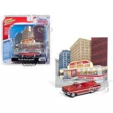 Johnny Lightning Diorama 1959 Chevy Impala Convertible 1/64 