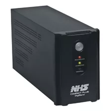 Nobreak Nhs Compact Plus Iii 1200va C/ 2bat Selada 7a Preto