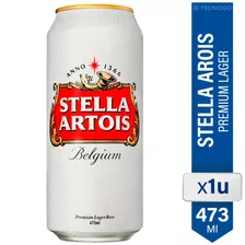 Cerveza Stella Artois Premium Lager Lata 473ml Importada