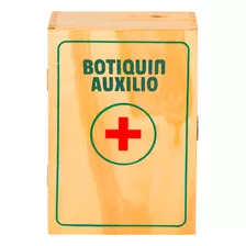 Botiquín De Madera Primeros Auxilios Ma C/32 Elementos Eversafe