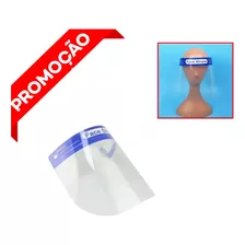 Protetor Facial Máscara De Proteção Acrílico Anti Respingos Cor Transparente