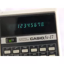 Calculadora Antiga Casio Fx-17 Científica Japan