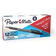 Lapiceras - Bolígrafo Paper Mate (12 Unidades), Color Negro3