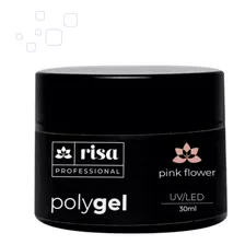 Polygel Pote Hipoalergenico Risa Uv/led 30ml Cor Pink Flower