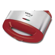 Sanduicheira Inox Grill Red Premium 800w S-19 Mondial Cor Vermelho 110v