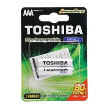 2pilas Aaa 950 Mah Toshiba Recargables P/ Telefonos Inalamb
