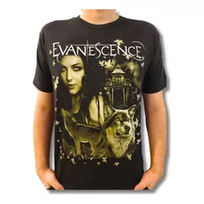 Camiseta Evanescence Lobo Oficina Rock