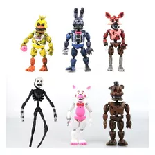 Fw 14-17 Cm Five Nights At Freddy's Fnaf 6 Bonecos Flexíveis