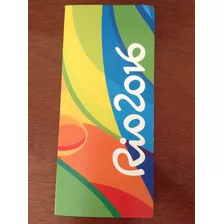 Folder Ingresso Olimpíadas Do Rio De Janeiro Perfeito Estado