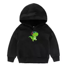 Casaco Moletom Infantil Blusão Dino T Rex Menino Quentinho