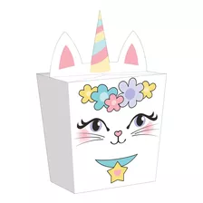 Creative Converting Sassy - Cajas De Regalo De Caticornio, .