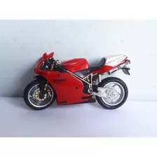 Miniatura De Moto Ducati 998r Metal Maisto