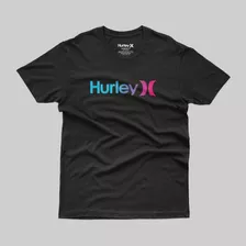 Camisa Hurley Surf Em Degradê Algodão Fio 30.1 Premium