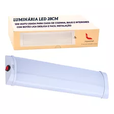 Luminária Lanterna Led Caminhão 12v24v Universal C/botão Asx