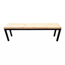 Banco Industrial Hierro Y Madera (160x35 Cm) Envio Gratis