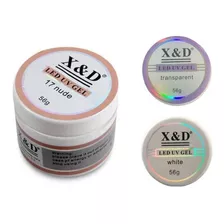 Kit 3 Gel Para Unhas X&d 56g Xed Profissional Alongamento