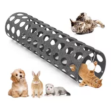 Tunel Ajustable Con Juguetes Para Juegos De Gatos.