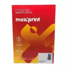 25 Folhas Etiquetas Maxprint A4 - A4262 (16 Etiq./folha)