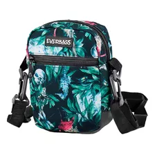 Shoulder Bag Bolsa Necessaire Pochete Everbags Floral Verde