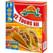 Kit 12 Taco Shells + Molho + Tempero Cantina Mexicana 325g