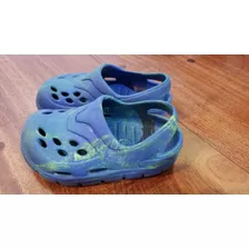 Tipo Crocs Azules Usadas Talle 19 