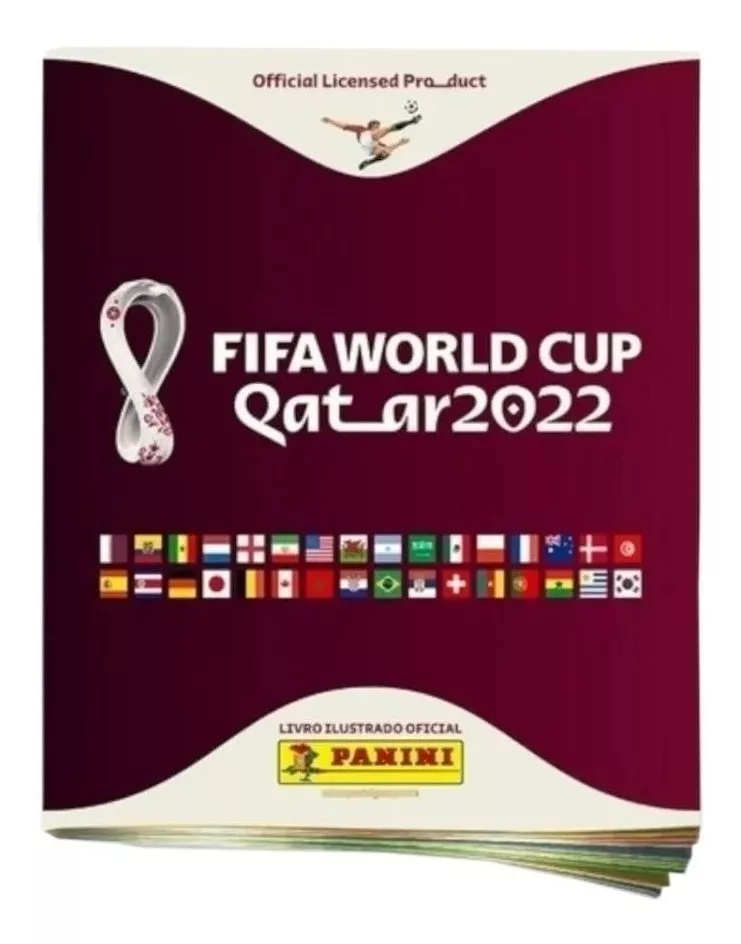 Album Da Copa Do Mundo Qatar 2022 Capa Cartão Oficial