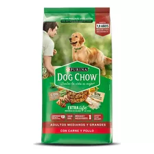 Dog Chow Adultos Medianos Grandes 20kg Extra Life Sin Color