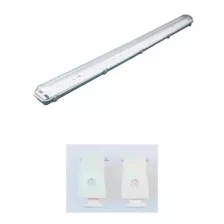 Luminaria Hermetica Led Para 2 Tubos T8 120cm Ip65 Atlantic