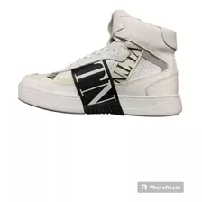 Tenis Valentino Blancos/negros Botín Hombre Talla 27 Kqyq8ia