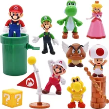 Figuras Super Mario Bros Coleccion 12 Unidades