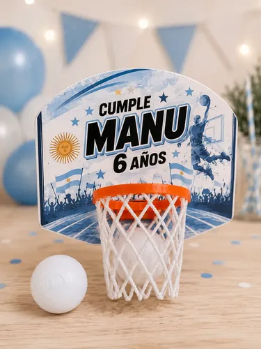 Souvenir Mini Aro De Basquet Cumple Souvenir Regalo X10u Basquet Argentina
