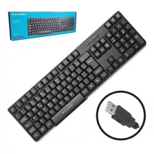 Teclado Pc Qwerty Multilaser Tc213 Português Brasil Preto